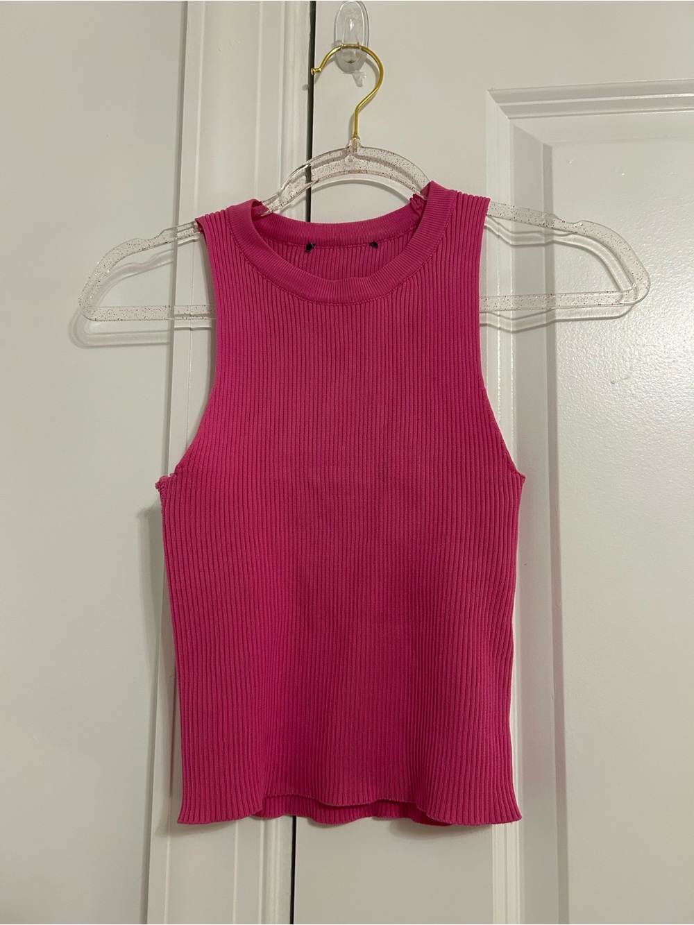 Pink crop top
